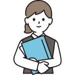 Female Clerk Upper Body SVG Icon